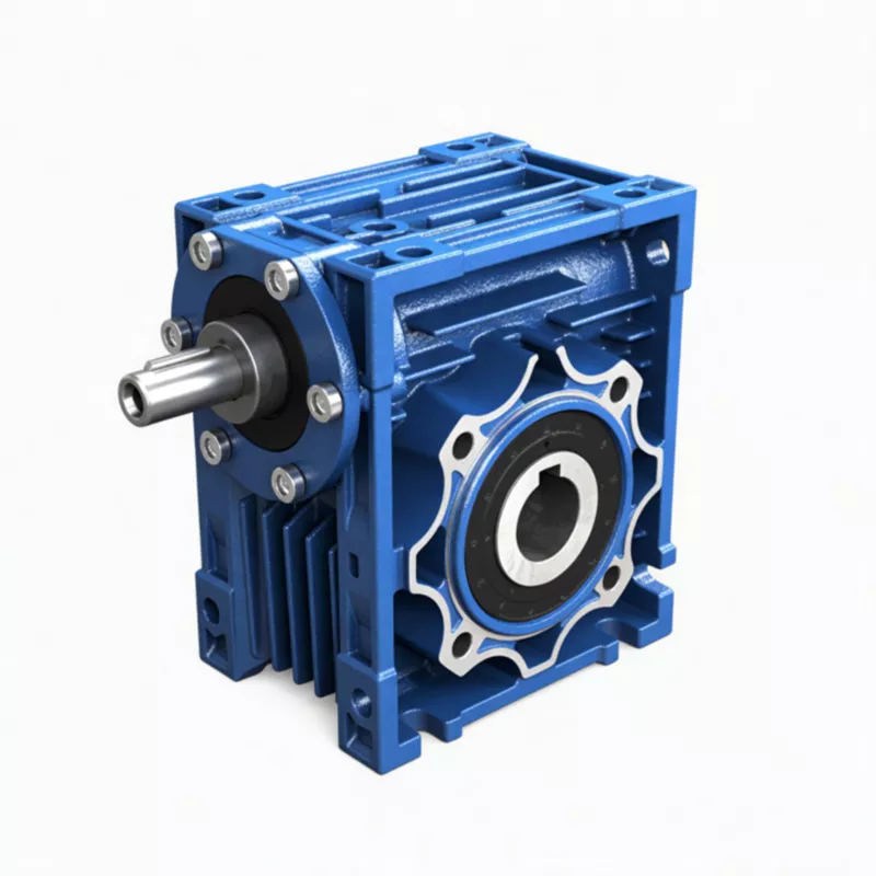 Finished NRV inch-series worm gearbox for North-American-spec retrofit installations